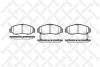 758 012-SX STELLOX Комплект тормозных колодок, дисковый тормоз