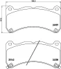 8DB 355 015-471 BEHR/HELLA/PAGID Тормозные колодки