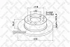 85-00719-SX STELLOX Тормозной диск