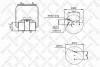 90-91303-SX STELLOX Кожух пневматической рессоры