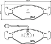 8DB 355 017-411 BEHR/HELLA/PAGID Тормозные колодки