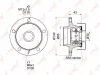 WH-1081 LYNXAUTO Комплект подшипника ступицы колеса