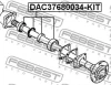Превью - DAC37680034-KIT FEBEST Комплект подшипника ступицы колеса (фото 2)