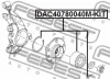 Превью - DAC40780040M-KIT FEBEST Комплект подшипника ступицы колеса (фото 2)