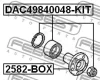 Превью - DAC49840048-KIT FEBEST Комплект подшипника ступицы колеса (фото 2)