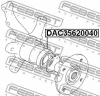 Превью - DAC35620040 FEBEST Подшипник ступицы колеса (фото 2)