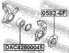 Превью - DAC42800045 FEBEST Подшипник ступицы колеса (фото 2)