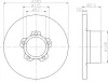 8DD 355 100-221 BEHR/HELLA/PAGID Тормозной диск