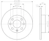 8DD 355 100-411 BEHR/HELLA/PAGID Тормозной диск