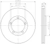 8DD 355 101-521 BEHR/HELLA/PAGID Тормозной диск