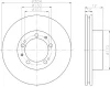 8DD 355 101-551 BEHR/HELLA/PAGID Тормозной диск