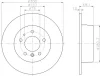 8DD 355 101-761 BEHR/HELLA/PAGID Тормозной диск