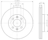 8DD 355 102-411 BEHR/HELLA/PAGID Тормозной диск