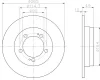 8DD 355 103-321 BEHR/HELLA/PAGID Тормозной диск