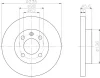 8DD 355 103-571 BEHR/HELLA/PAGID Тормозной диск