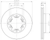 8DD 355 104-011 BEHR/HELLA/PAGID Тормозной диск