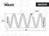 DB43244 MILES Пружина ходовой части