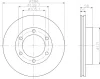 8DD 355 105-201 BEHR/HELLA/PAGID Тормозной диск