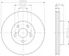 8DD 355 106-501 BEHR/HELLA/PAGID Тормозной диск