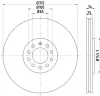 8DD 355 106-721 BEHR/HELLA/PAGID Тормозной диск