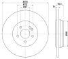 8DD 355 107-231 BEHR/HELLA/PAGID Тормозной диск