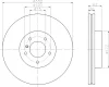 8DD 355 107-741 BEHR/HELLA/PAGID Тормозной диск