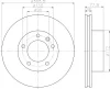 8DD 355 108-921 BEHR/HELLA/PAGID Тормозной диск