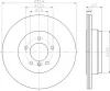 8DD 355 110-011 BEHR/HELLA/PAGID Тормозной диск