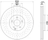 8DD 355 110-131 BEHR/HELLA/PAGID Тормозной диск