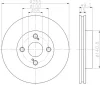 8DD 355 110-421 BEHR/HELLA/PAGID Тормозной диск