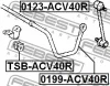 Превью - 0123-ACV40R FEBEST Тяга / стойка, стабилизатор (фото 2)