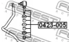 Превью - 0423-005 FEBEST Тяга / стойка, стабилизатор (фото 2)