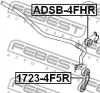 Превью - 1723-4F5R FEBEST Тяга / стойка, стабилизатор (фото 2)