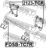 Превью - 2123-TCR FEBEST Тяга / стойка, стабилизатор (фото 2)