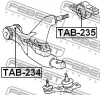 Превью - TAB-234 FEBEST Ремкомплект, поперечный рычаг подвески (фото 2)