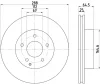 8DD 355 113-851 BEHR/HELLA/PAGID Тормозной диск