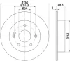 8DD 355 115-031 BEHR/HELLA/PAGID Тормозной диск