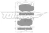 TX 10-34 TOMEX Brakes Комплект тормозных колодок, дисковый тормоз