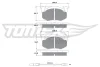 TX 10-512 TOMEX Brakes Комплект тормозных колодок, дисковый тормоз