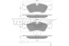 Превью - TX 10-681 TOMEX Brakes Комплект тормозных колодок, дисковый тормоз (фото 2)