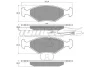 Превью - TX 10-792 TOMEX Brakes Комплект тормозных колодок, дисковый тормоз (фото 2)