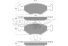 Превью - TX 10-793 TOMEX Brakes Комплект тормозных колодок, дисковый тормоз (фото 2)
