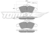 TX 10-931 TOMEX Brakes Комплект тормозных колодок, дисковый тормоз