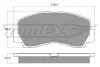TX 11-45 TOMEX Brakes Комплект тормозных колодок, дисковый тормоз