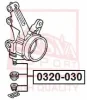 0320-030 ASVA Шарнир независимой подвески / поворотного рычага