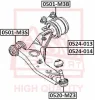 0520-MZ3 ASVA Шарнир независимой подвески / поворотного рычага