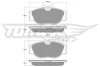 TX 12-44 TOMEX Brakes Комплект тормозных колодок, дисковый тормоз