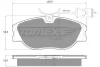 Превью - TX 12-441 TOMEX Brakes Комплект тормозных колодок, дисковый тормоз (фото 2)