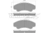Превью - TX 12-47 TOMEX Brakes Комплект тормозных колодок, дисковый тормоз (фото 2)