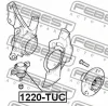 Превью - 1220-TUC FEBEST Шарнир независимой подвески / поворотного рычага (фото 2)